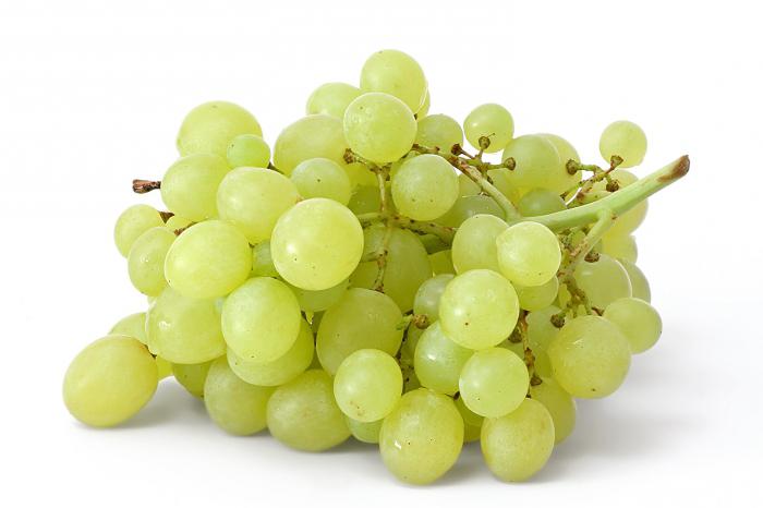 Kalorijų kiekis žaliųjų vynuogių