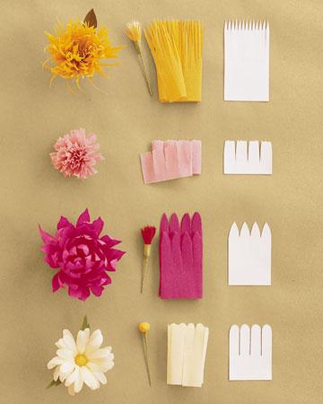 Gėlių išdėstymas ir gofruoto popieriaus amatai