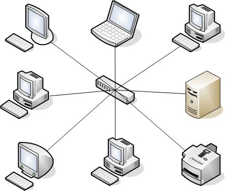 vietos kompiuterių tinklų organizavimas
