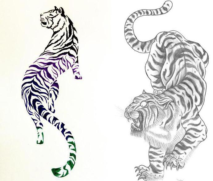 ką reiškia tigro tigras tatuiruotė