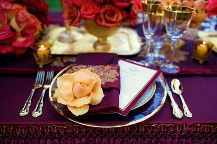 Idealus stalelio nustatymas vestuvėms: taisyklės ir subtilybės